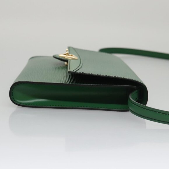 LOUIS VUITTON Epi Pochette Arche Shoulder Bag Green LV Auth - Picture 5 of 16